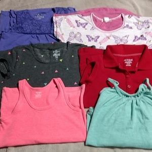Set of 6 girl's shirts